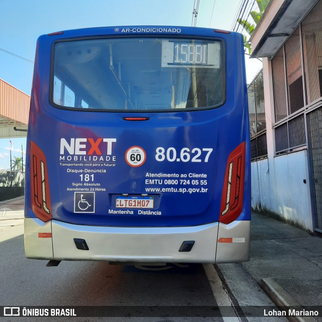 Next Mobilidade - ABC Sistema de Transporte 80.627 na cidade de São Caetano do Sul, São Paulo, Brasil, por Lohan Mariano. ID da foto: 11221568.