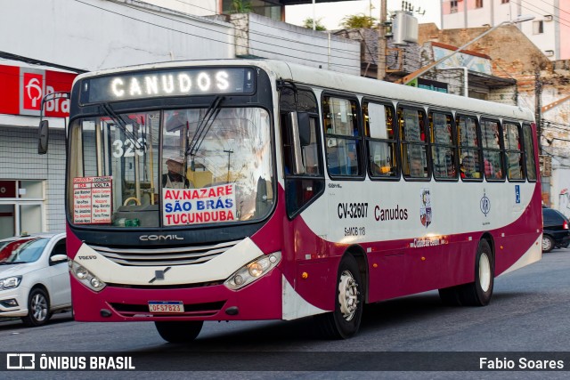 Viação Santa Rosa CV-32607 na cidade de Belém, Pará, Brasil, por Fabio Soares. ID da foto: 11220531.