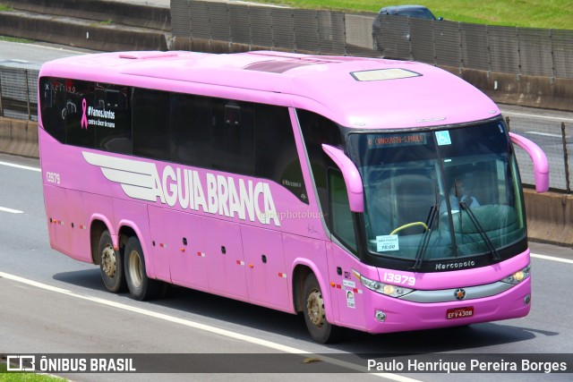 Viação Águia Branca 13979 na cidade de Resende, Rio de Janeiro, Brasil, por Paulo Henrique Pereira Borges. Número da foto: #11222231.