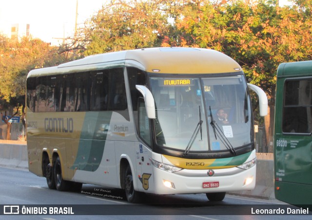 Empresa Gontijo de Transportes 19250 na cidade de Belo Horizonte, Minas Gerais, Brasil, por Leonardo Daniel. ID da foto: 11222132.