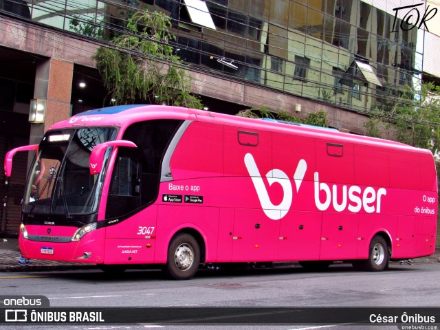 Jundiá Transportadora Turistica 3047 na cidade de Belo Horizonte, Minas Gerais, Brasil, por César Ônibus. ID da foto: 11224190.