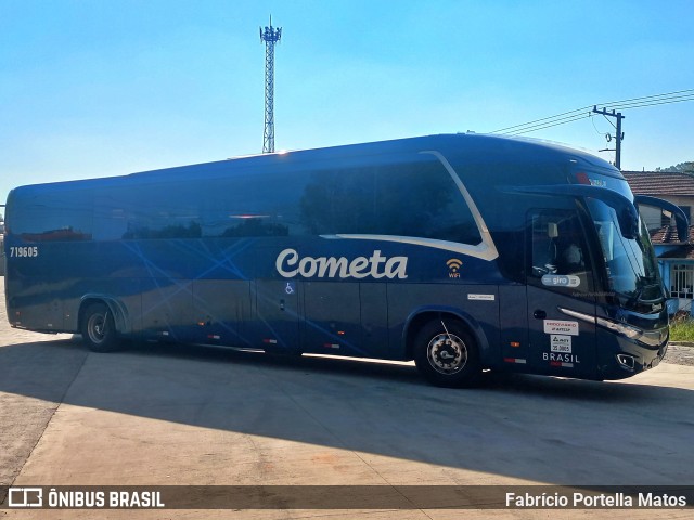 Viação Cometa 719605 na cidade de Ribeirão Pires, São Paulo, Brasil, por Fabrício Portella Matos. ID da foto: 11223664.