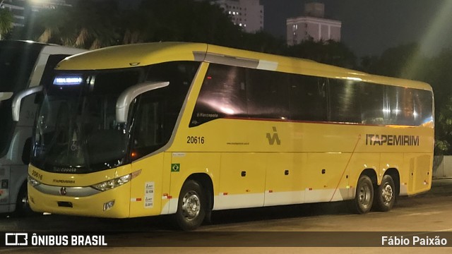 Viação Nova Itapemirim 20616 na cidade de Curitiba, Paraná, Brasil, por Fábio Paixão. Número da foto: #11224228.