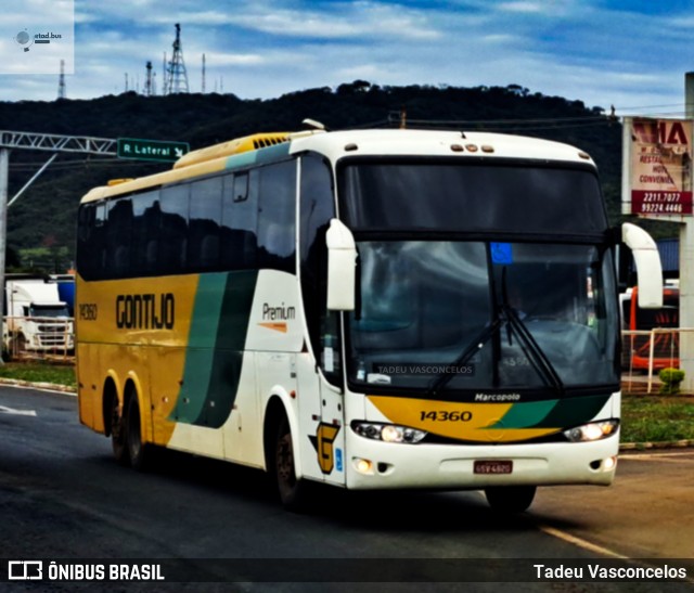 Empresa Gontijo de Transportes 14360 na cidade de Montes Claros, Minas Gerais, Brasil, por Tadeu Vasconcelos. Número da foto: #11223773.