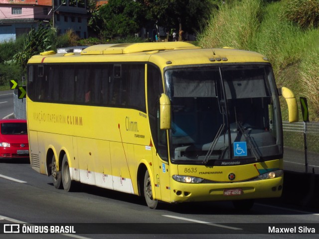 Viação Itapemirim 8635 na cidade de Barra Mansa, Rio de Janeiro, Brasil, por Maxwel Silva. ID da foto: 11222899.