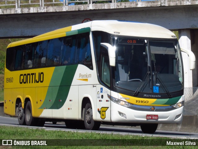 Empresa Gontijo de Transportes 19160 na cidade de Barra Mansa, Rio de Janeiro, Brasil, por Maxwel Silva. ID da foto: 11222845.