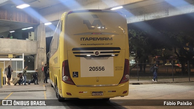 Viação Nova Itapemirim 20556 na cidade de Curitiba, Paraná, Brasil, por Fábio Paixão. ID da foto: 11224259.