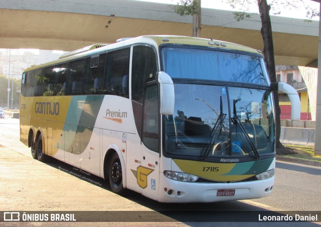 Empresa Gontijo de Transportes 17115 na cidade de Belo Horizonte, Minas Gerais, Brasil, por Leonardo Daniel. ID da foto: 11223849.