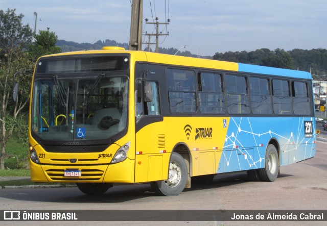 Francovig Transportes Coletivos 231 na cidade de Araucária, Paraná, Brasil, por Jonas de Almeida Cabral. ID da foto: 11224799.