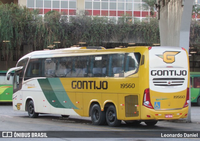 Empresa Gontijo de Transportes 19560 na cidade de Belo Horizonte, Minas Gerais, Brasil, por Leonardo Daniel. ID da foto: 11223751.