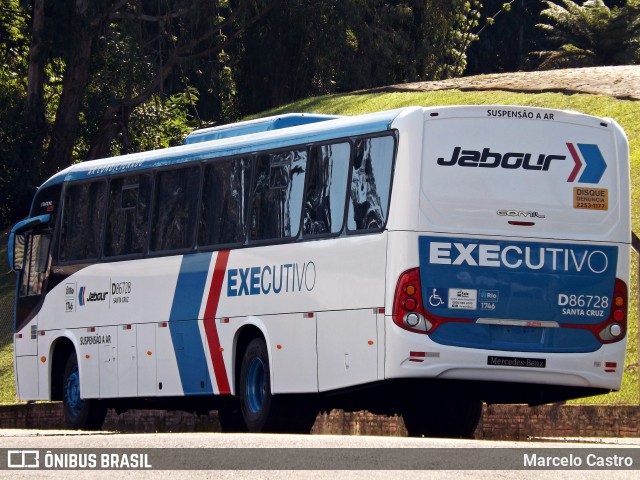 Auto Viação Jabour D86728 na cidade de União da Vitória, Paraná, Brasil, por Marcelo Castro. ID da foto: 11222800.