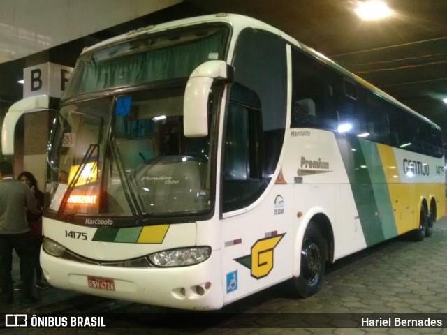 Empresa Gontijo de Transportes 14175 na cidade de Belo Horizonte, Minas Gerais, Brasil, por Hariel Bernades. Número da foto: #11223539.