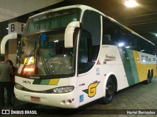 Empresa Gontijo de Transportes 14175 na cidade de Belo Horizonte, Minas Gerais, Brasil, por Hariel Bernades. ID da foto: 11223539.