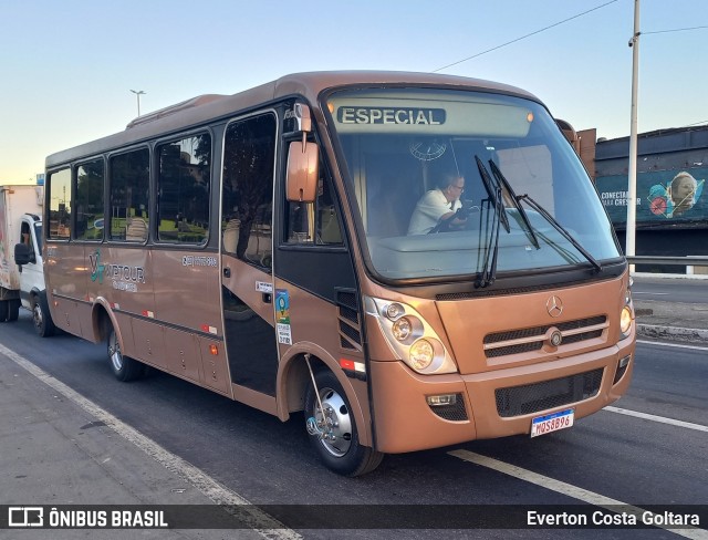 Viptour Transportes MQS8B96 na cidade de Cariacica, Espírito Santo, Brasil, por Everton Costa Goltara. Número da foto: #11223566.