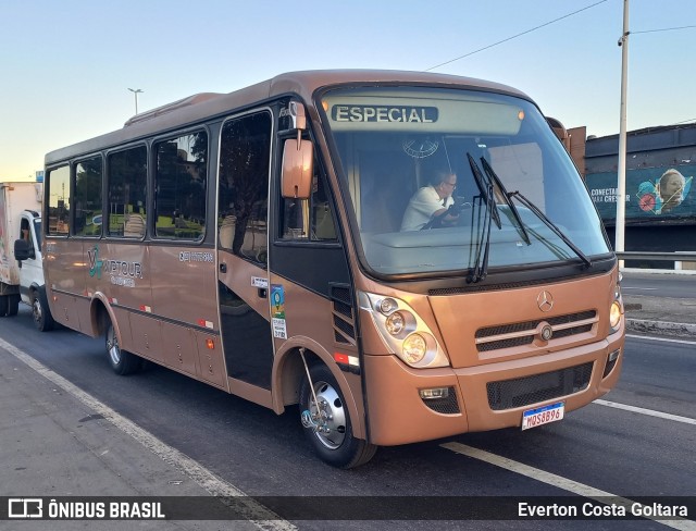 Viptour Transportes MQS8B96 na cidade de Cariacica, Espírito Santo, Brasil, por Everton Costa Goltara. ID da foto: 11223566.