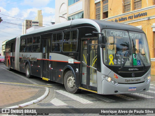 Rápido Campinas 123002 na cidade de Jundiaí, São Paulo, Brasil, por Henrique Alves de Paula Silva. ID da foto: 11223754.