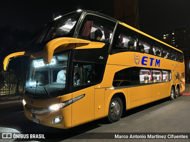 ETM - Empresa de Transporte Maullín 462 na cidade de Las Condes, Santiago, Metropolitana de Santiago, Chile, por Marco Antonio Martinez Cifuentes. ID da foto: 11225483.