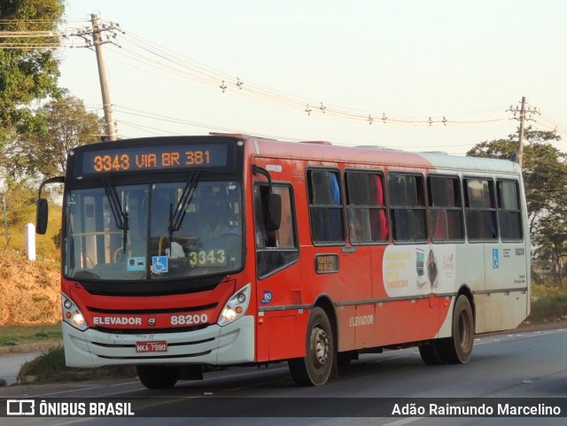 Viação Novo Retiro 88200 na cidade de Betim, Minas Gerais, Brasil, por Adão Raimundo Marcelino. ID da foto: 11228093.