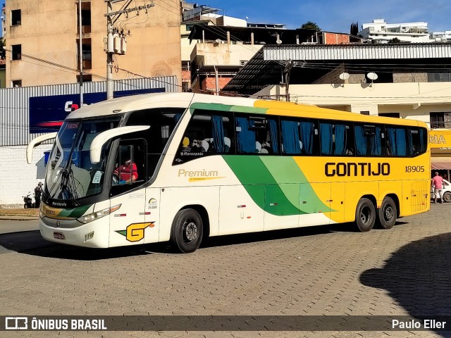 Empresa Gontijo de Transportes 18905 na cidade de Manhuaçu, Minas Gerais, Brasil, por Paulo Eller. ID da foto: 11225385.