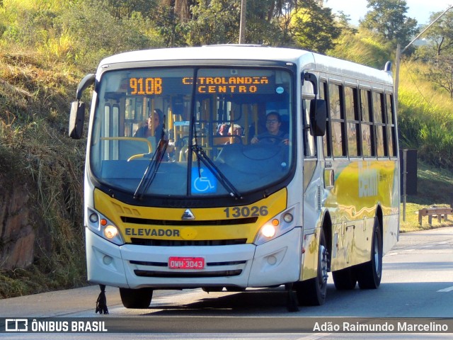 Viação Santa Edwiges 13026 na cidade de Betim, Minas Gerais, Brasil, por Adão Raimundo Marcelino. ID da foto: 11227638.