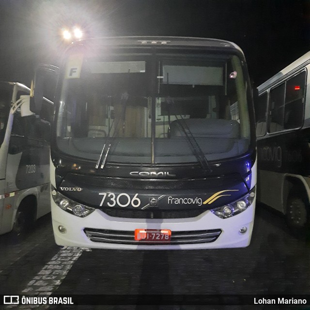 Francovig Transportes Coletivos 7306 na cidade de Registro, São Paulo, Brasil, por Lohan Mariano. Número da foto: #11228200.