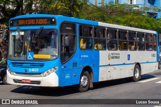 Viação Paratodos > São Jorge > Metropolitana São Paulo > Mobibrasil 6 4823 na cidade de São Paulo, São Paulo, Brasil, por Lucas Sousa. ID da foto: 11228061.