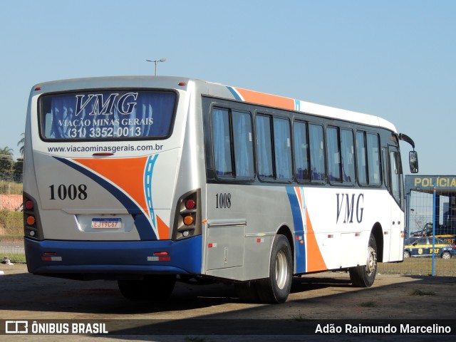 VMG - Viação Minas Gerais 1008 na cidade de Betim, Minas Gerais, Brasil, por Adão Raimundo Marcelino. Número da foto: #11227572.