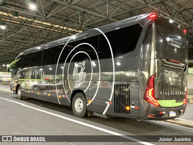 Viação Garcia 82409 na cidade de Bauru, São Paulo, Brasil, por Júnior Juninho. Número da foto: #11225920.