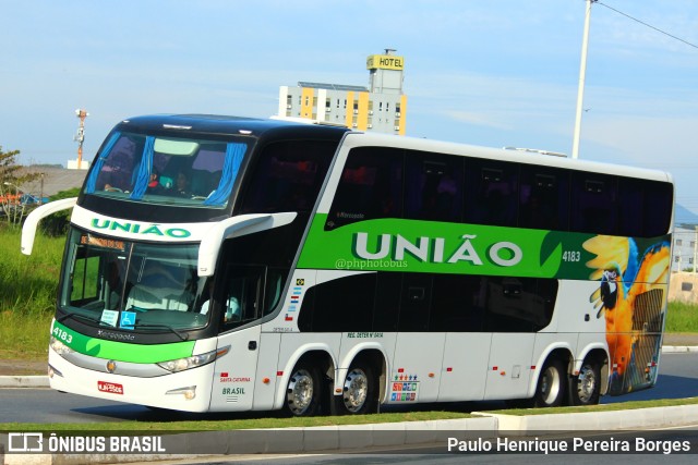 Empresa União de Transportes 4183 na cidade de Balneário Camboriú, Santa Catarina, Brasil, por Paulo Henrique Pereira Borges. Número da foto: #11226829.