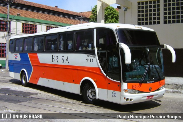 Brisa Ônibus 9413 na cidade de Rio de Janeiro, Rio de Janeiro, Brasil, por Paulo Henrique Pereira Borges. Número da foto: #11226800.