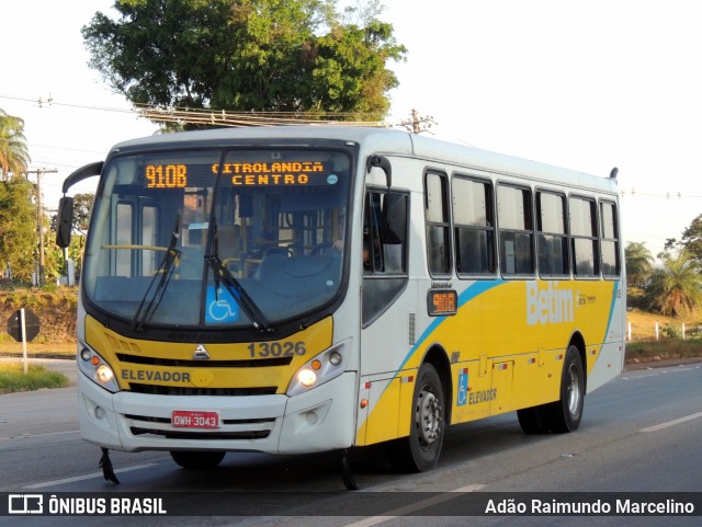 Viação Santa Edwiges 13026 na cidade de Betim, Minas Gerais, Brasil, por Adão Raimundo Marcelino. ID da foto: 11227851.