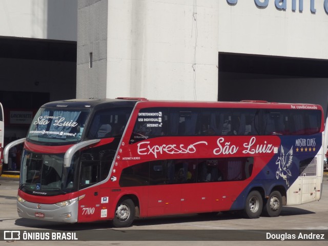 Expresso São Luiz 7700 na cidade de Goiânia, Goiás, Brasil, por Douglas Andrez. ID da foto: 11226523.