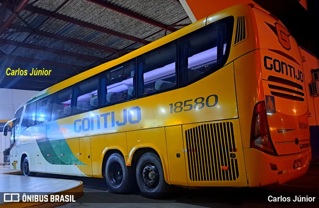 Empresa Gontijo de Transportes 18580 na cidade de Goiânia, Goiás, Brasil, por Carlos Júnior. Número da foto: #11226019.