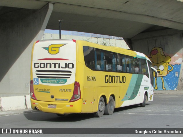 Empresa Gontijo de Transportes 18015 na cidade de Belo Horizonte, Minas Gerais, Brasil, por Douglas Célio Brandao. ID da foto: 11226156.