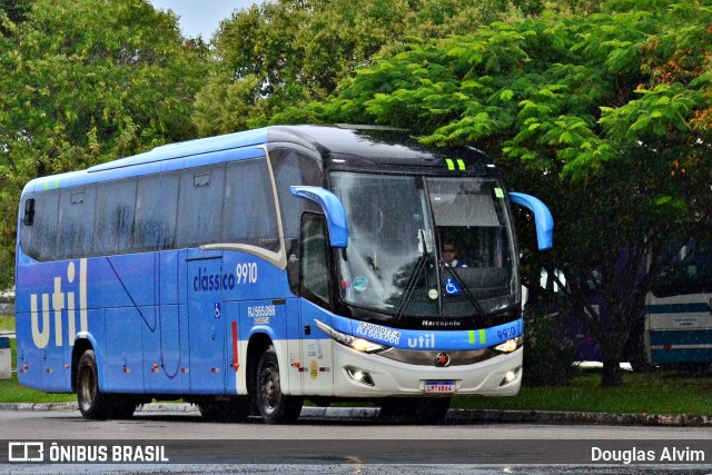 UTIL - União Transporte Interestadual de Luxo 9910 na cidade de Mogi das Cruzes, São Paulo, Brasil, por Douglas Alvim. Número da foto: #11226737.