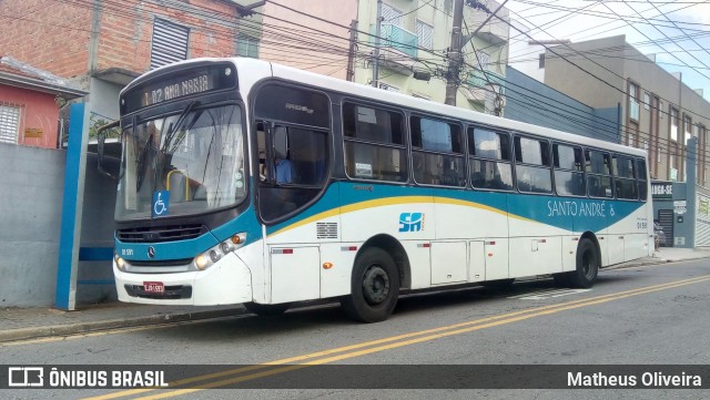 Viação Guaianazes 01 591 na cidade de Santo André, São Paulo, Brasil, por Matheus Oliveira. Número da foto: #11229238.