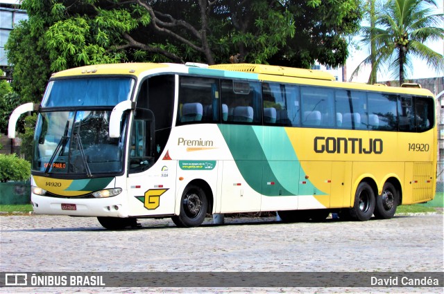 Empresa Gontijo de Transportes 14920 na cidade de Fortaleza, Ceará, Brasil, por David Candéa. ID da foto: 11229303.