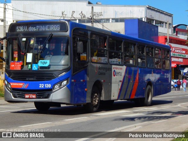 Viação Cidade de Caieiras 22.139 na cidade de Franco da Rocha, São Paulo, Brasil, por Pedro Henrique Rodrigues . ID da foto: 11228669.