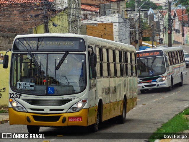 Transportes Guanabara 1237 na cidade de Natal, Rio Grande do Norte, Brasil, por Davi Felipe. ID da foto: 11230343.