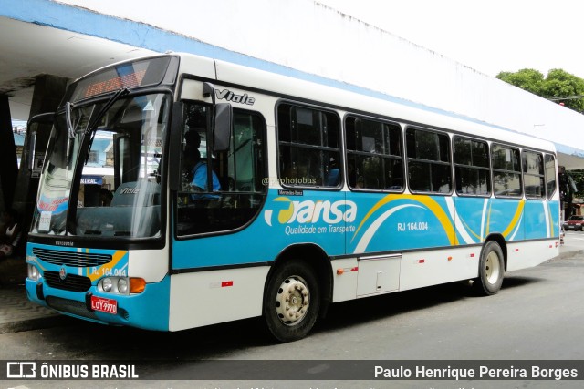 TRANSA - Transa Transporte Coletivo RJ 164.004 na cidade de Três Rios, Rio de Janeiro, Brasil, por Paulo Henrique Pereira Borges. ID da foto: 11230848.