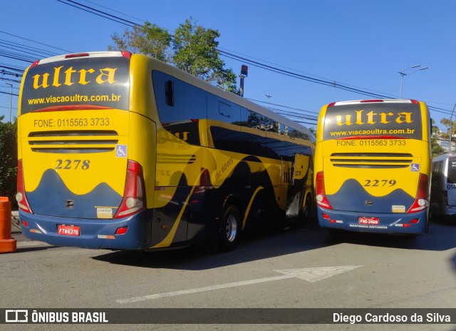 Viação Ultra 2279 na cidade de São Paulo, São Paulo, Brasil, por Diego Cardoso da Silva. Número da foto: #11228544.