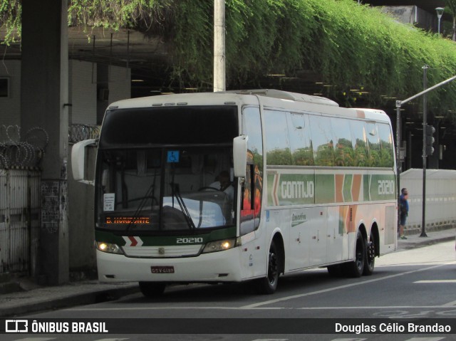 Empresa Gontijo de Transportes 20210 na cidade de Belo Horizonte, Minas Gerais, Brasil, por Douglas Célio Brandao. ID da foto: 11231072.