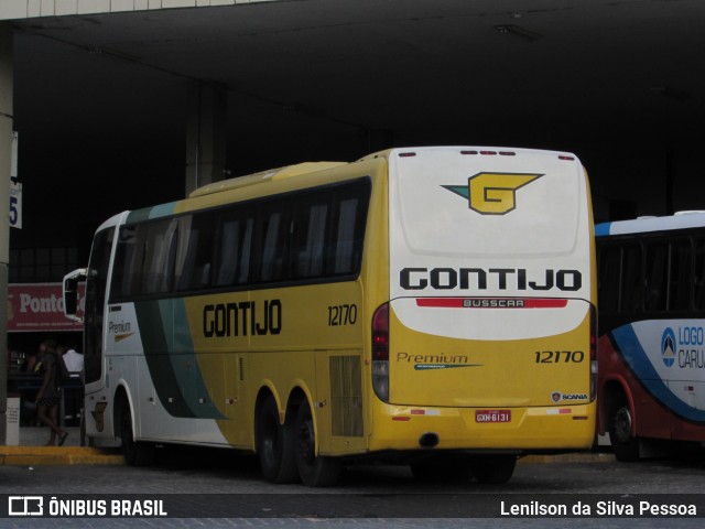 Empresa Gontijo de Transportes 12170 na cidade de Caruaru, Pernambuco, Brasil, por Lenilson da Silva Pessoa. Número da foto: #11231103.