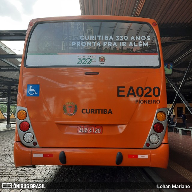 Auto Viação São José dos Pinhais EA020 na cidade de Curitiba, Paraná, Brasil, por Lohan Mariano. Número da foto: #11231415.