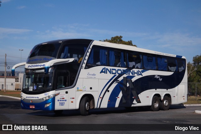 Empresa de Transportes Andorinha 7007 na cidade de Brasília, Distrito Federal, Brasil, por Diogo Viec. ID da foto: 11229379.