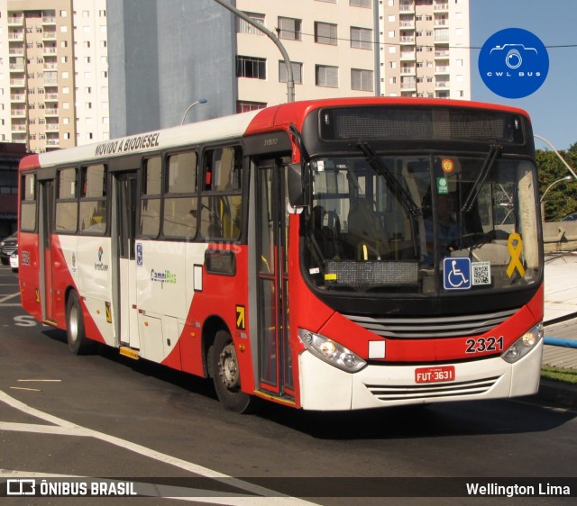 Expresso CampiBus 2321 na cidade de Campinas, São Paulo, Brasil, por Wellington Lima. Número da foto: #11229045.