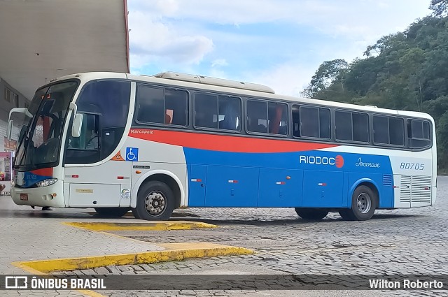 Viação Riodoce 80705 na cidade de Manhuaçu, Minas Gerais, Brasil, por Wilton Roberto. Número da foto: #11230837.