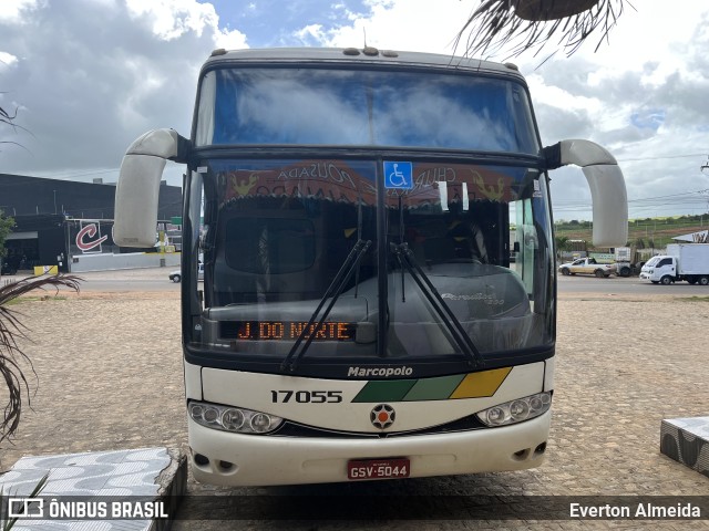 Empresa Gontijo de Transportes 17055 na cidade de Nossa Senhora da Glória, Sergipe, Brasil, por Everton Almeida. Número da foto: #11230192.