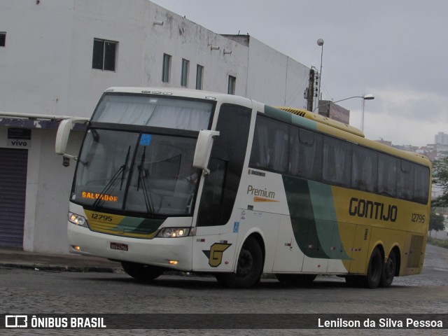 Empresa Gontijo de Transportes 12795 na cidade de Caruaru, Pernambuco, Brasil, por Lenilson da Silva Pessoa. ID da foto: 11233694.