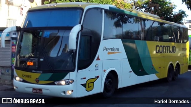 Empresa Gontijo de Transportes 17085 na cidade de Belo Horizonte, Minas Gerais, Brasil, por Hariel Bernades. ID da foto: 11232905.